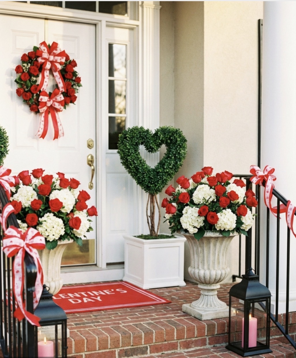 Holidays porch decorating style